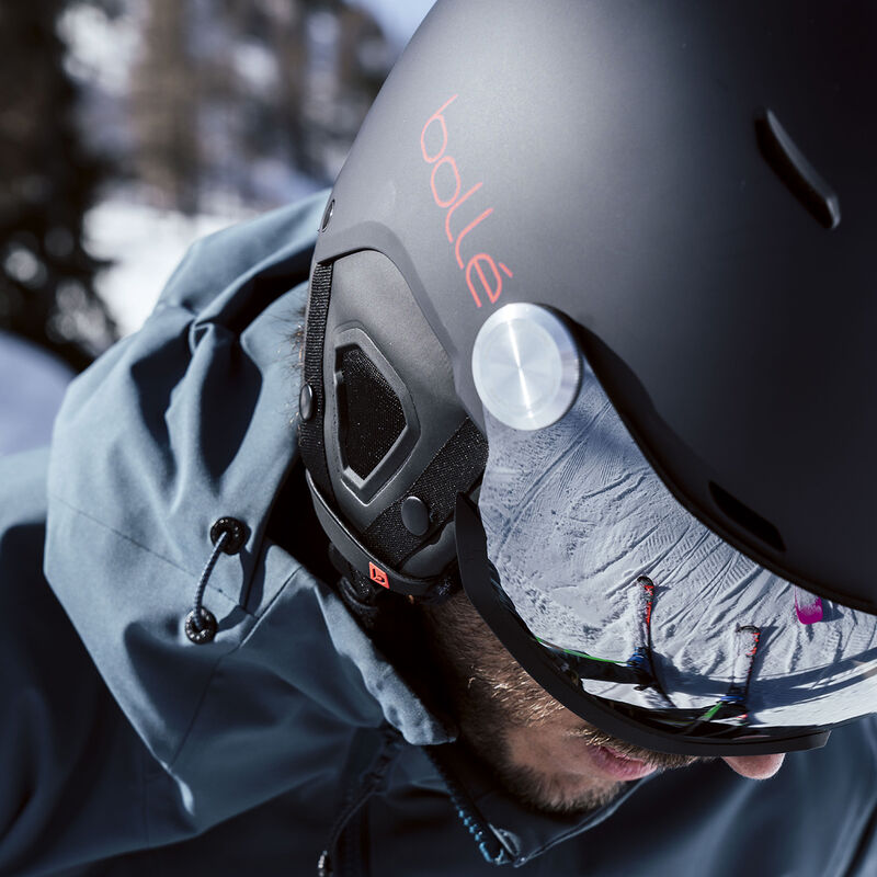 MIGHT VISOR, Titanium Red Matte-Brown Gun Cat 2, hi-res image number null